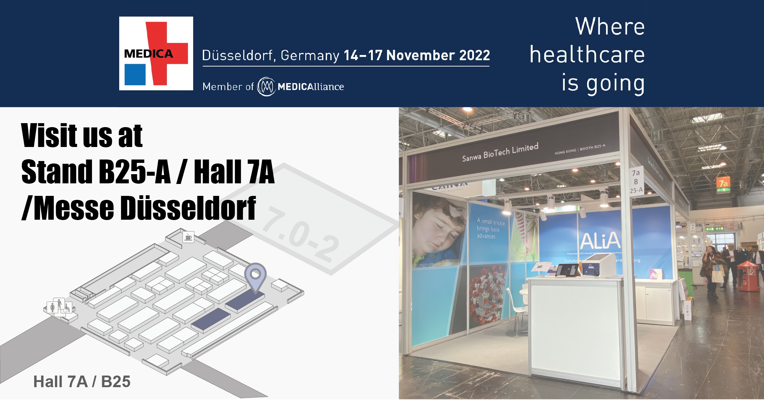 We are at MEDICA 2022! 